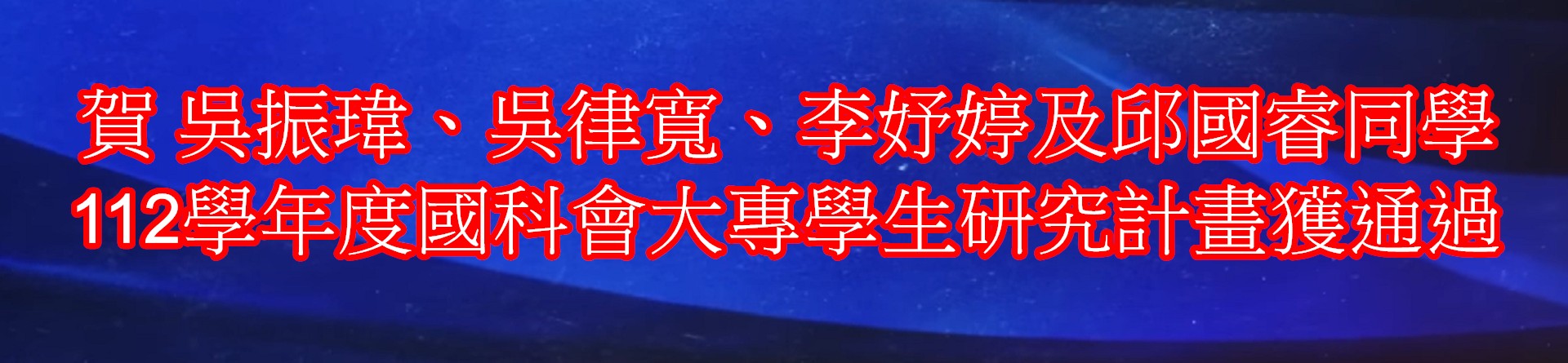 112大專生計畫通過名單